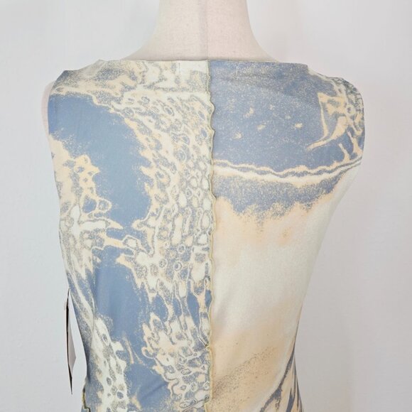 VANS women's molly mini mesh dress gray yellow Size M NEW - Picture 5 of 9